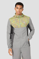 Trail Windbreaker - Grey/Orange/Yellow/Lilac