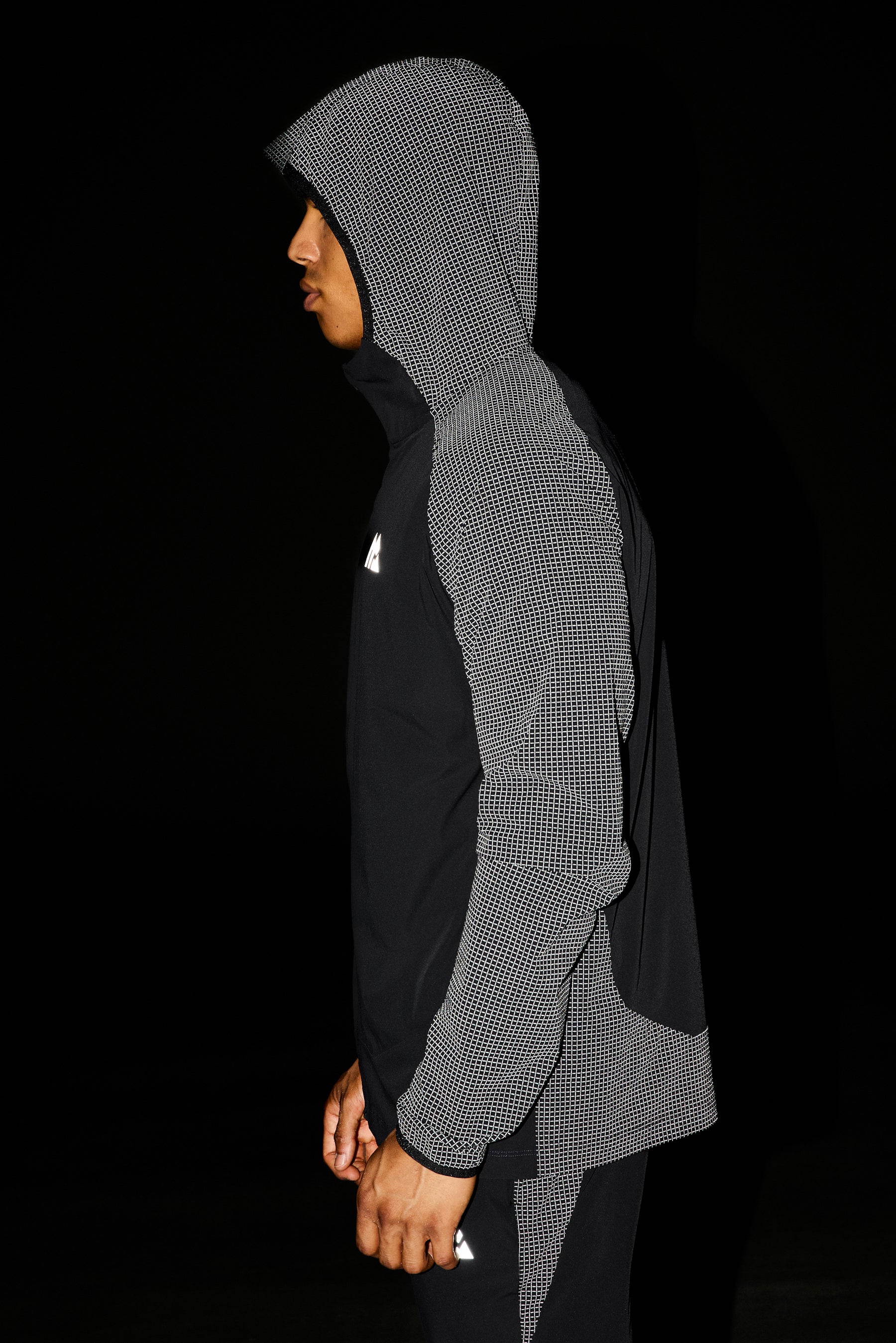 Argent Reflective Jacket - Black