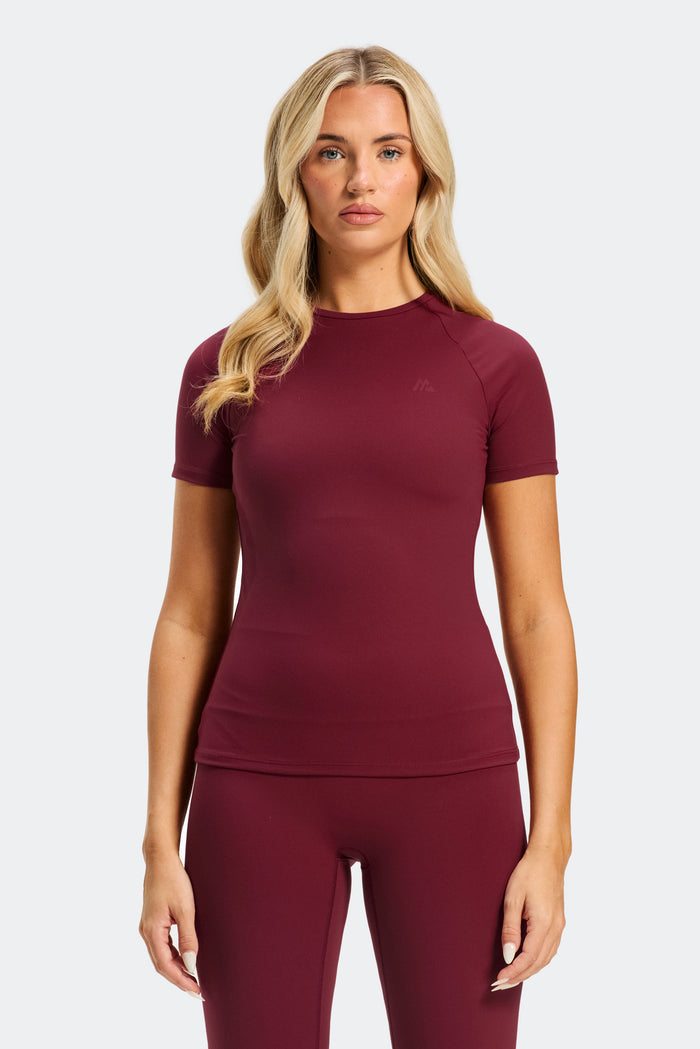 Form T-shirt baby - Merlot