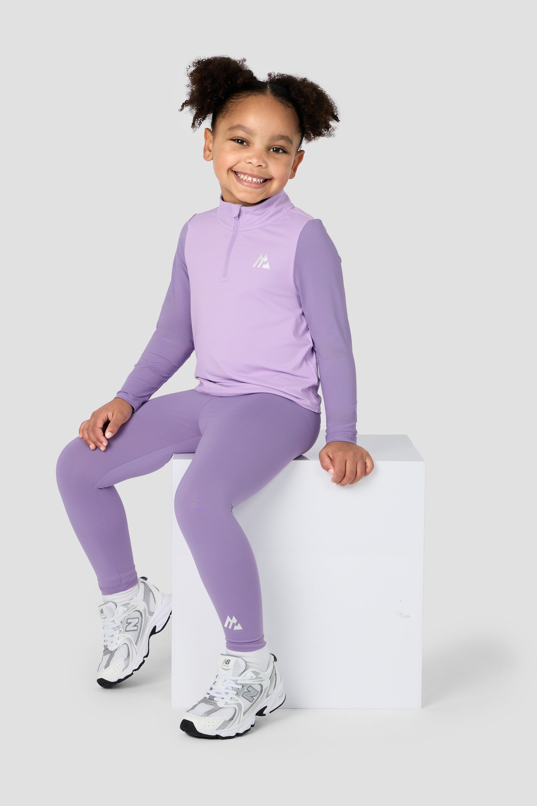 Infant Girls Bounce 1/4 Zip/Legging Set - Parma/Lilac Chalk