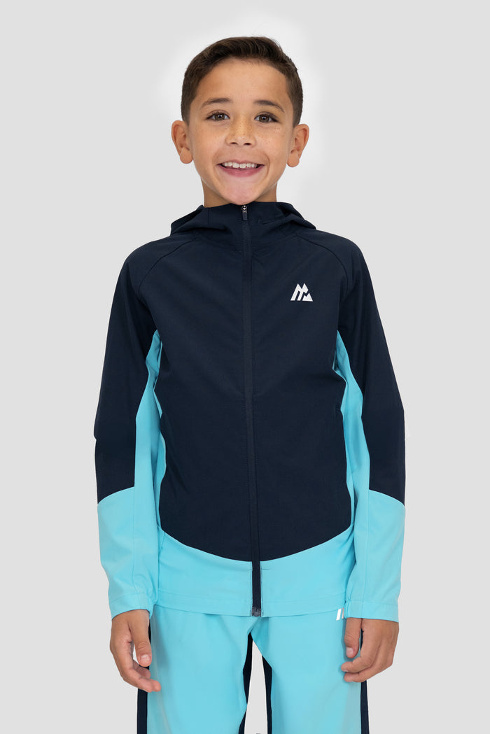 Boys Rush Jacket - Midnight Blue/Neon Sky