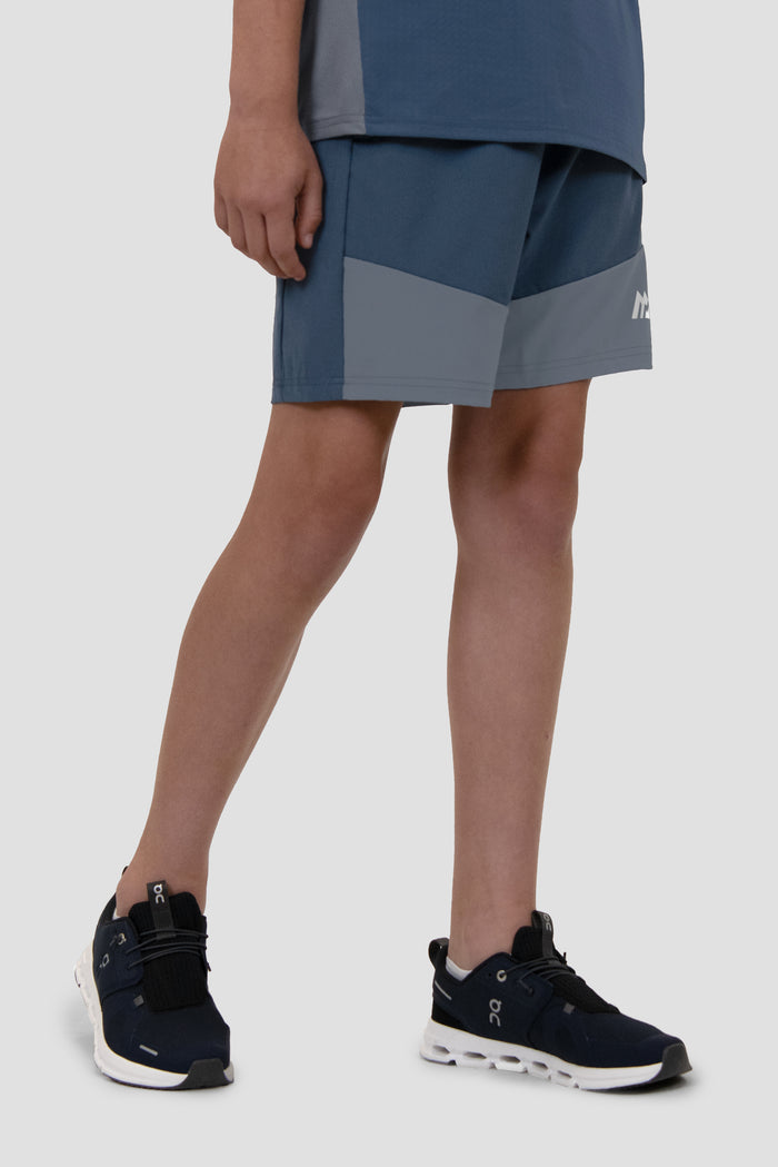 Junior Rush Short - Greyed Indigo/Deep Blue