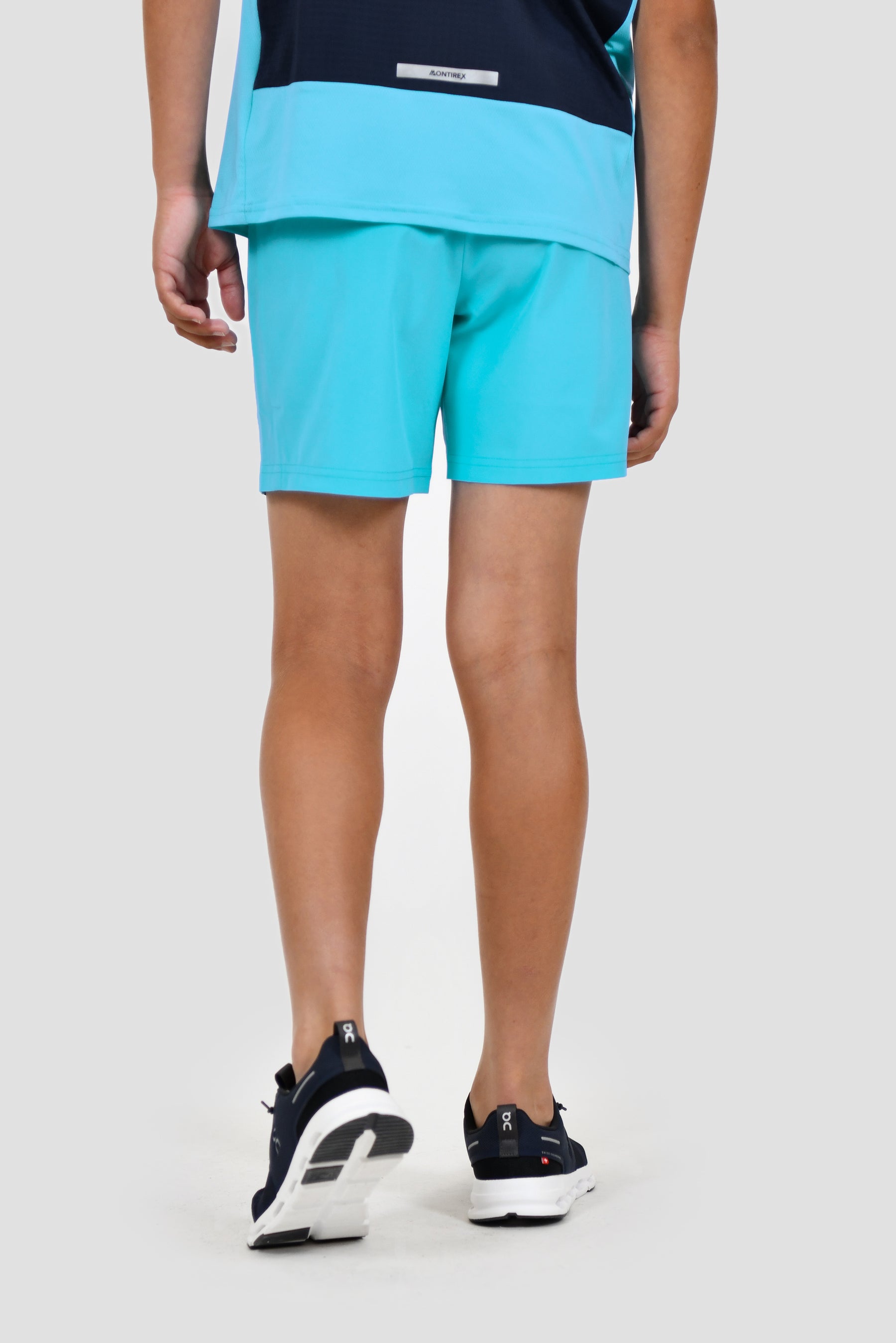 Junior Rush Short - Neon Sky/Midnight Blue