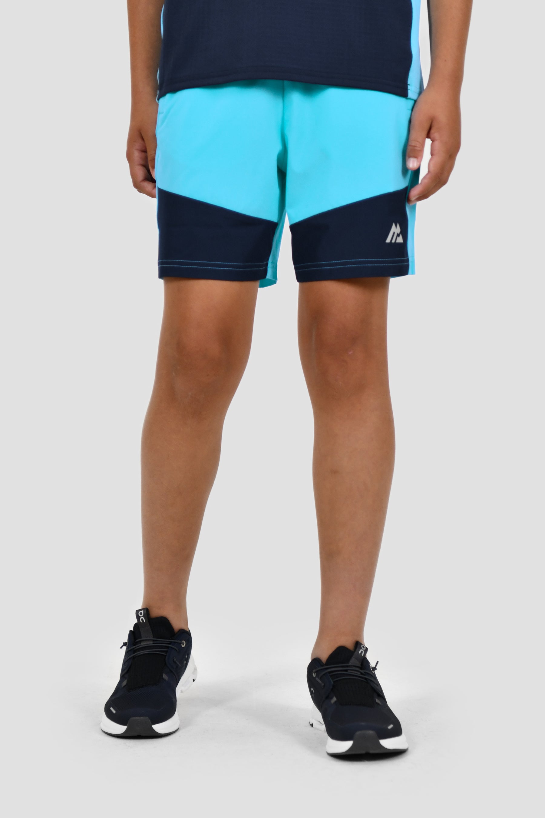 Junior Rush Short - Neon Sky/Midnight Blue