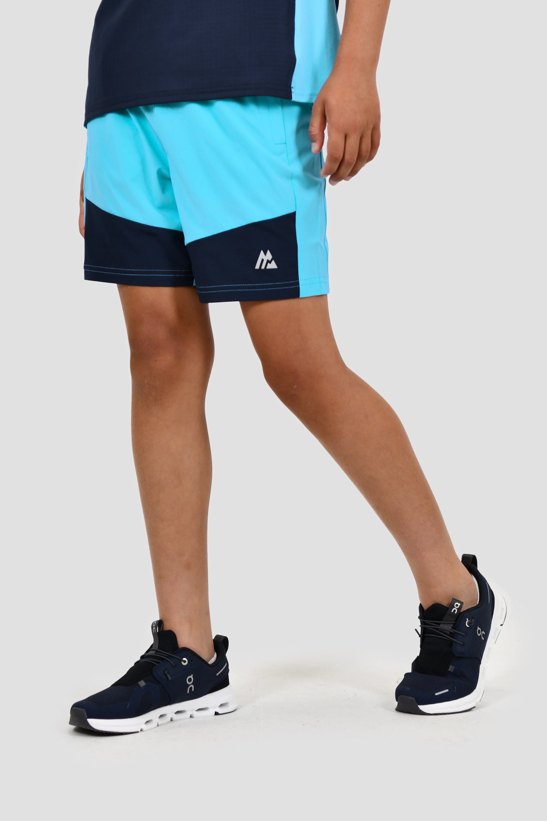 Junior Rush Short - Neon Sky/Midnight Blue