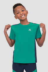 Camiseta Rush Niños - Aruba/Azul Medianoche