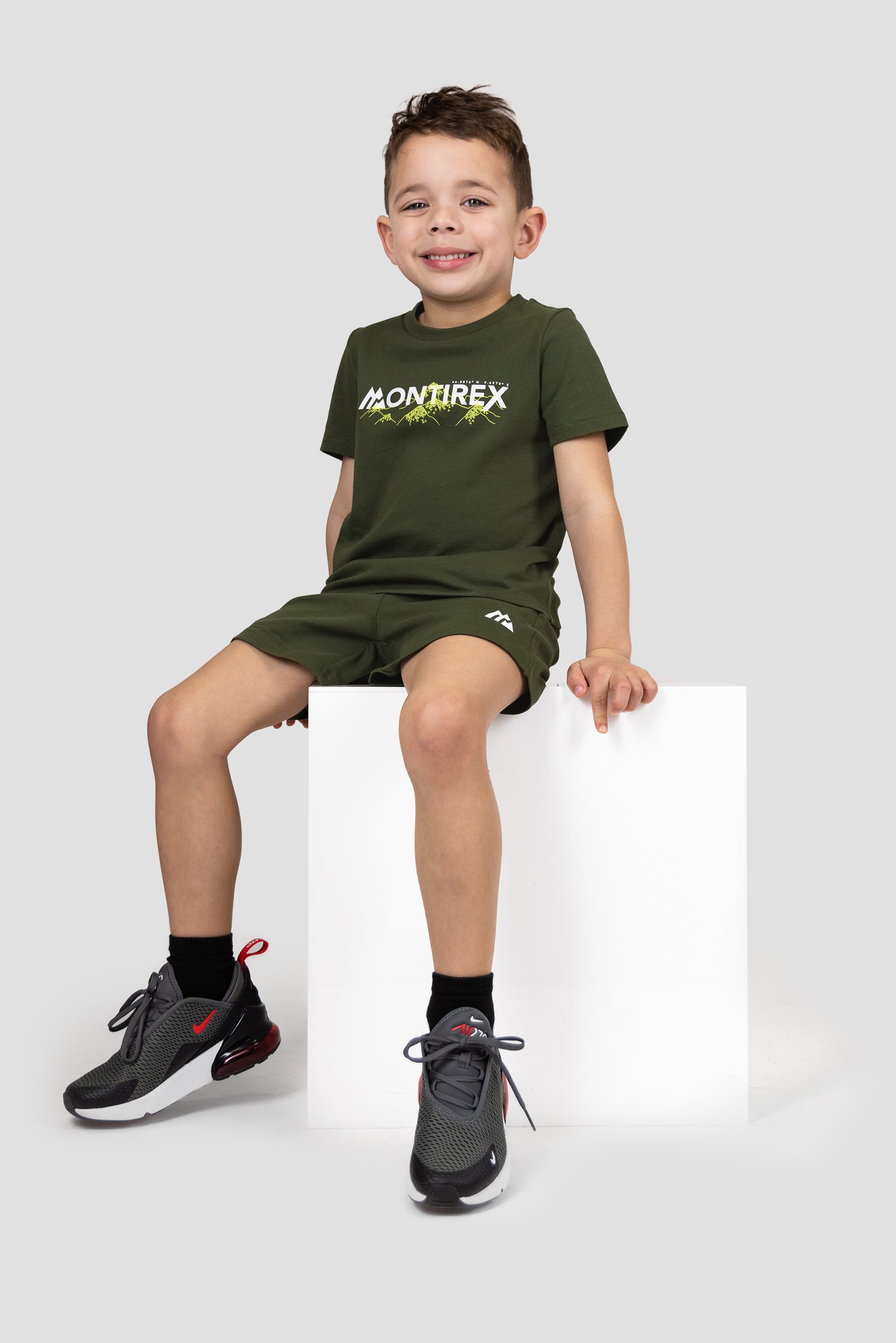 Infant Summits T-Shirt/Short Set - Elm 