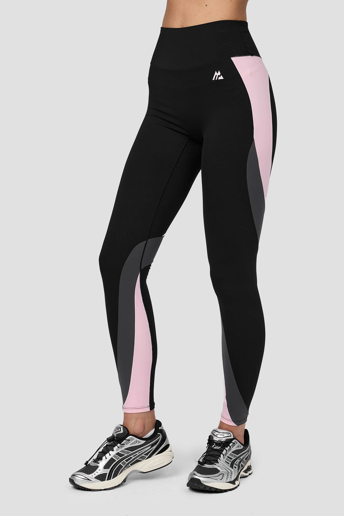 Vision Legging - Black/Asphalt/Light Pink