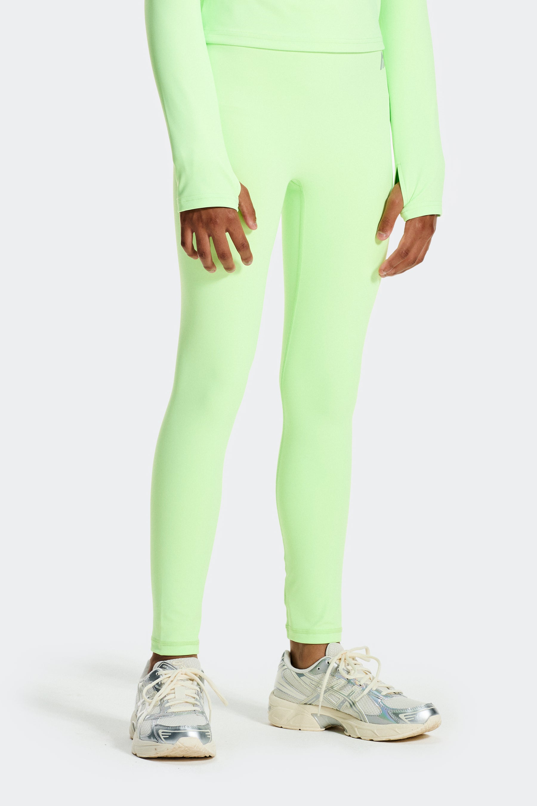 Girls Icon Full Length Legging - Iced Matcha
