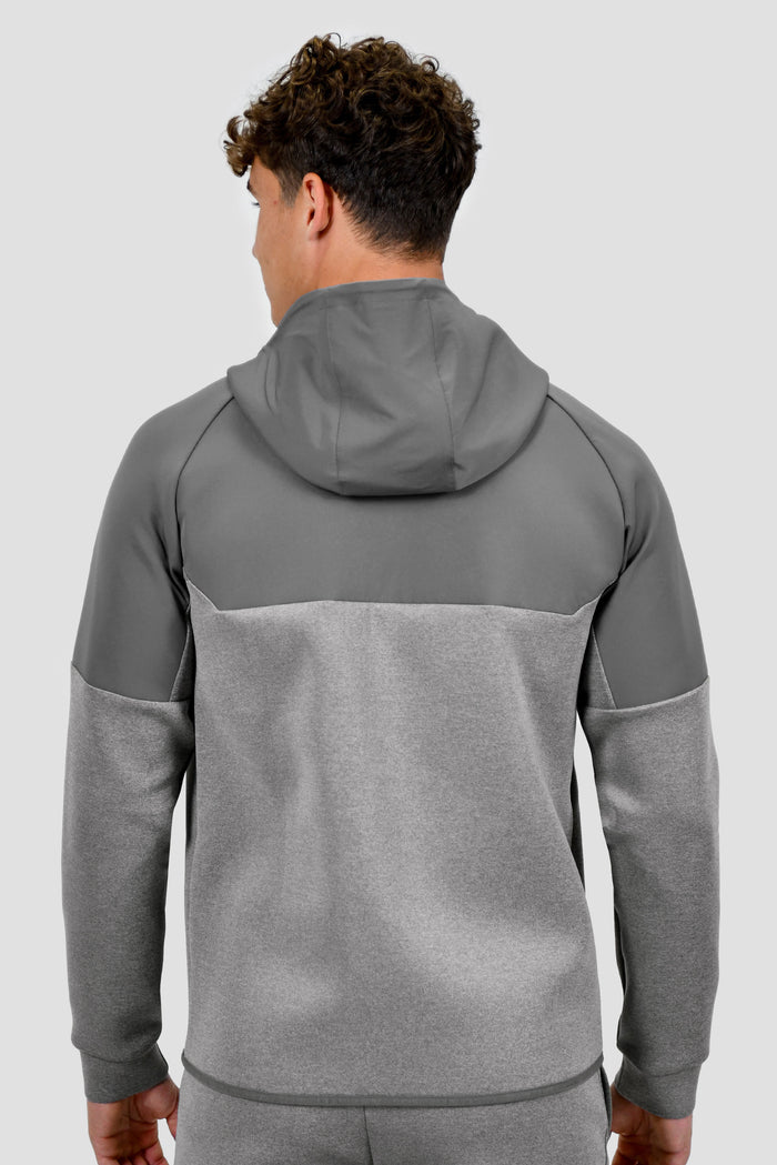 Men's Recover Fleece Hood - Cement Grey