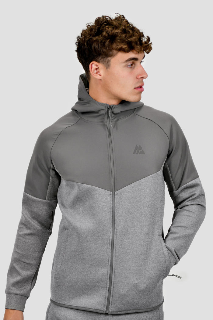 Men's Recover Fleece Hood - Cement Grey