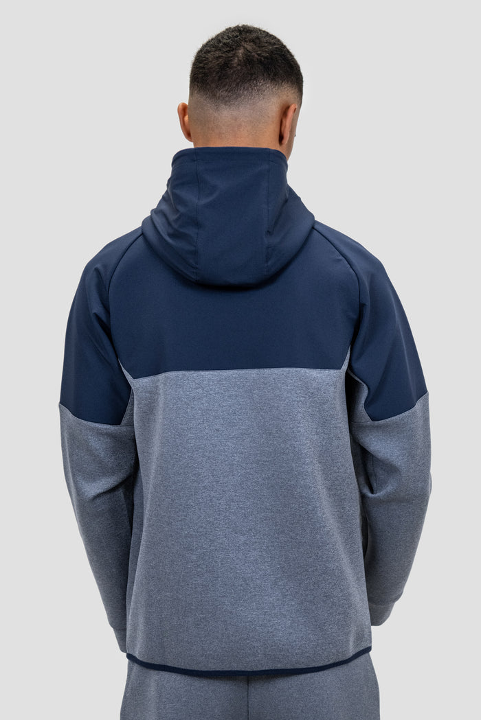 Men's Recover Fleece Hood - Midnight Blue