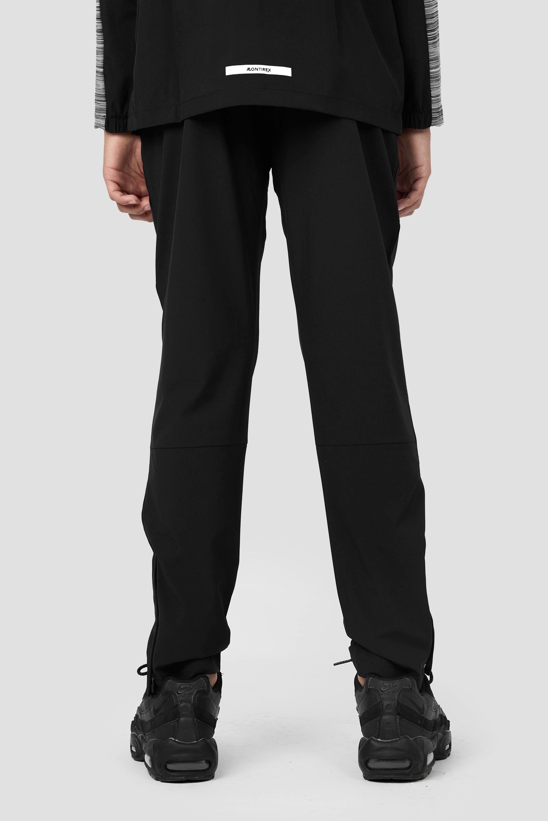 Boys Trail Panel Woven Pant - Black/Platinum Grey/Cement Grey/White