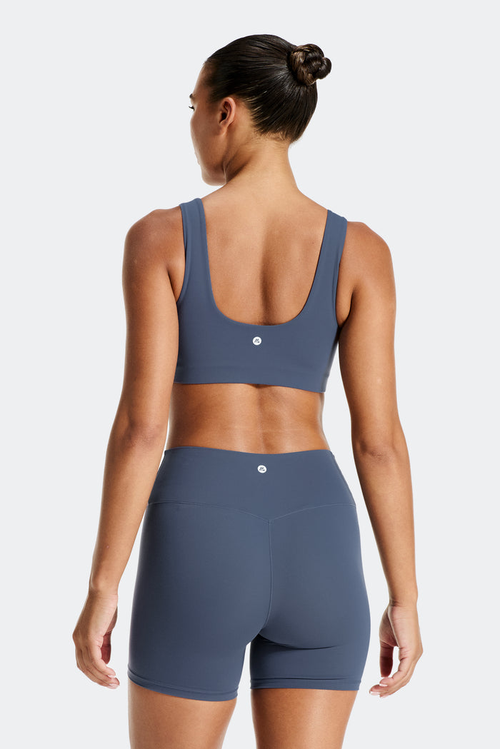 Form Sports Bra - Greyed Indigo