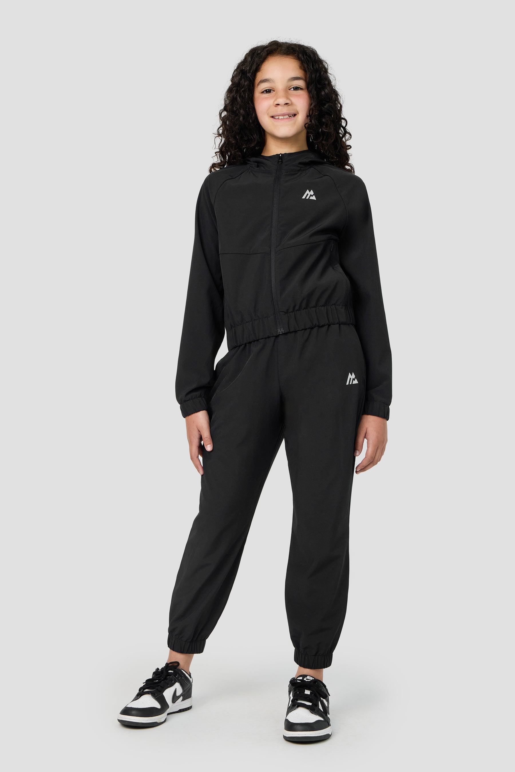 Girls Track Jacket - Black