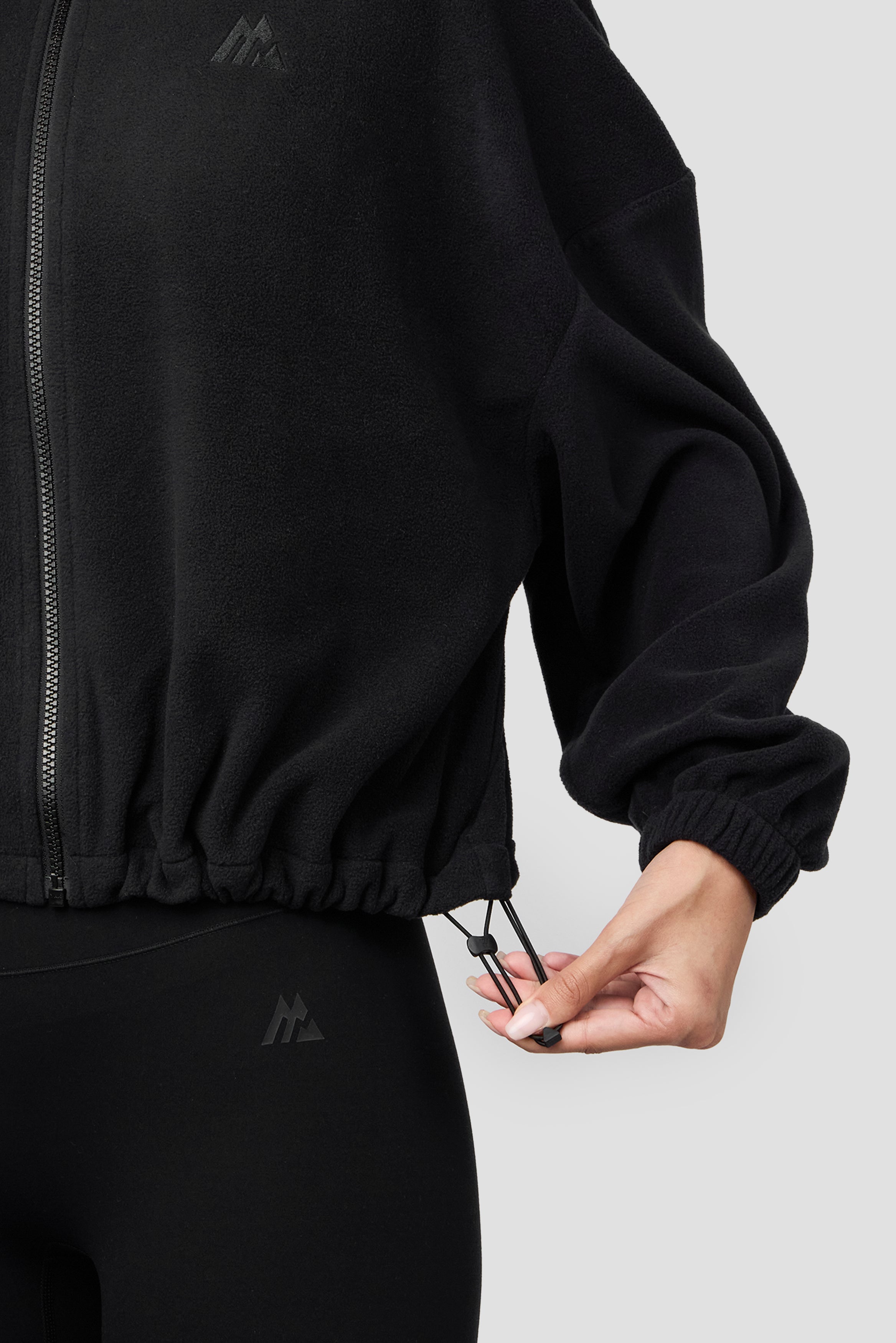 Chaud Polartec® Fleece Black | Montirex Sportswear Gymwear