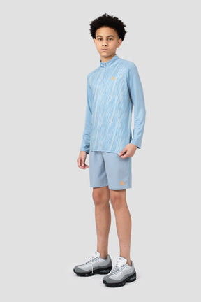 Boys Vigour 1/4 Zip - Cloudy Blue/Summer Mist