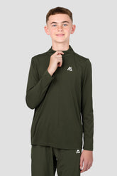 Boys Delta 1/4 Zip - Elm
