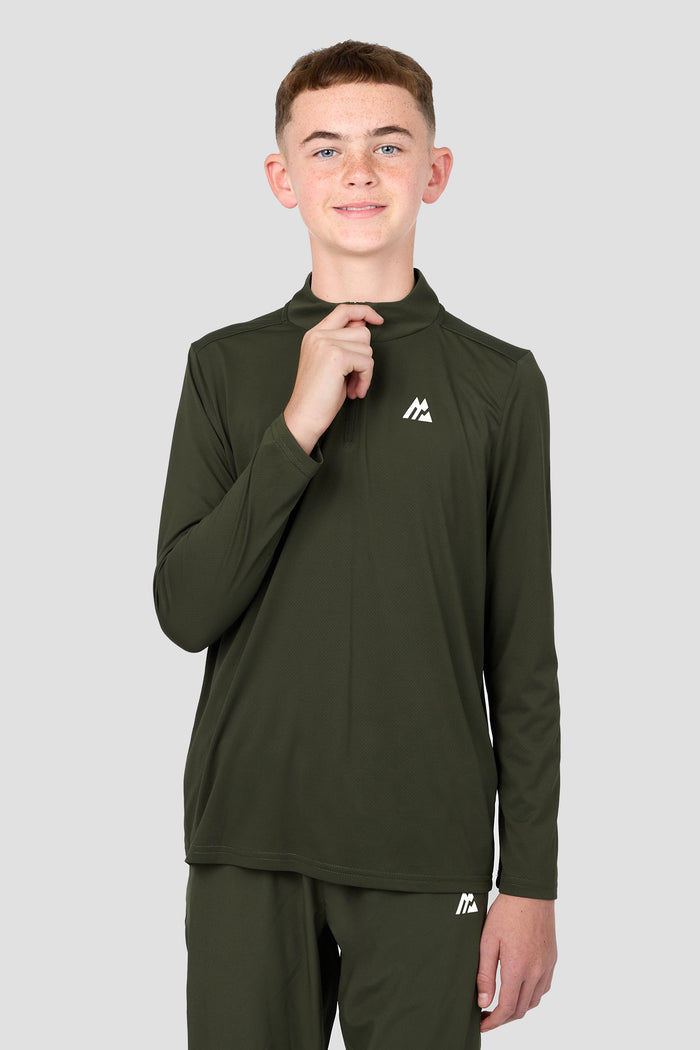 Boys Delta 1/4 Zip - Elm