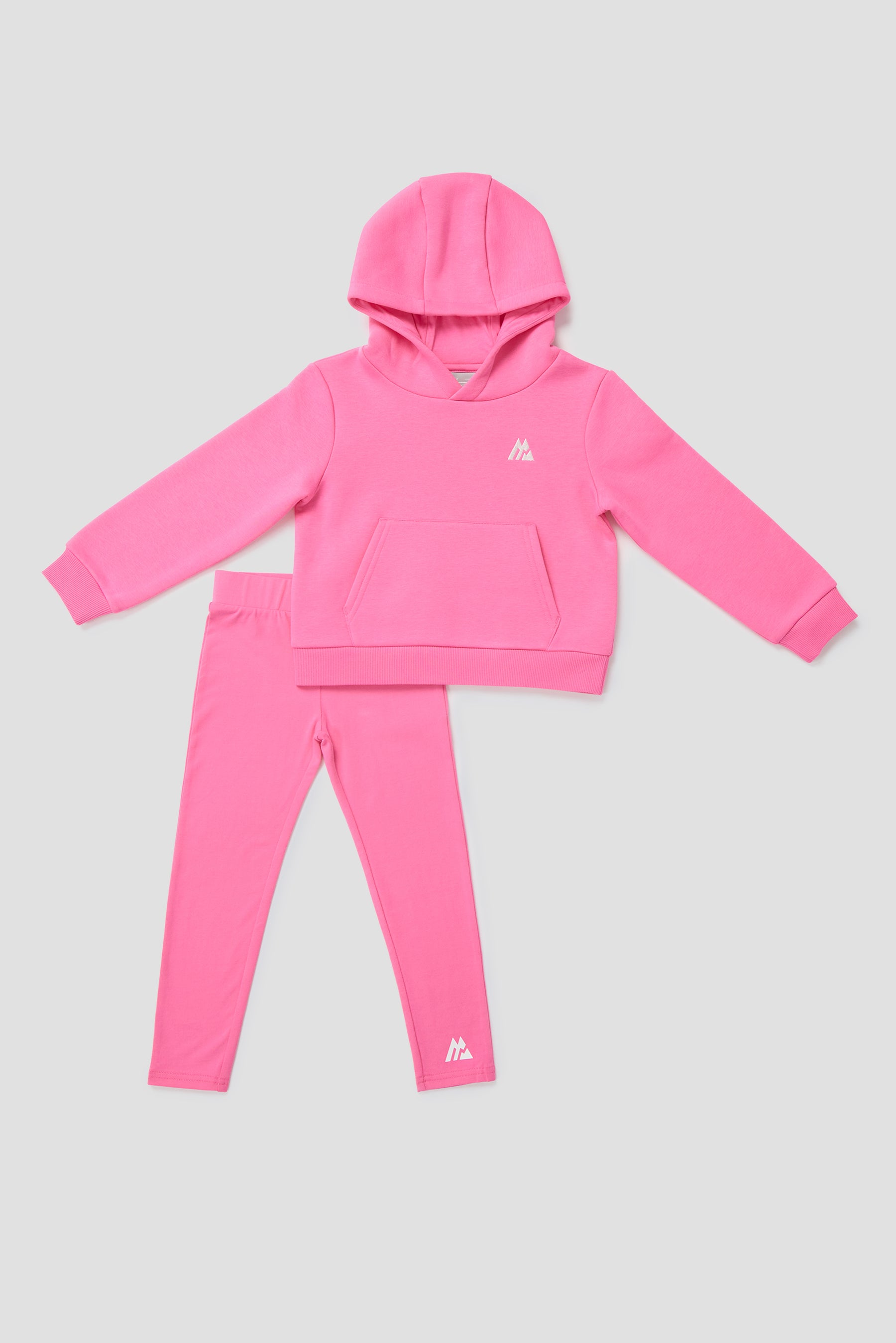 Infant Girls Joy Hood And Legging Set - Framboise