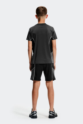 Boys Chroma Short - Black/Asphalt/Light Smoke Grey