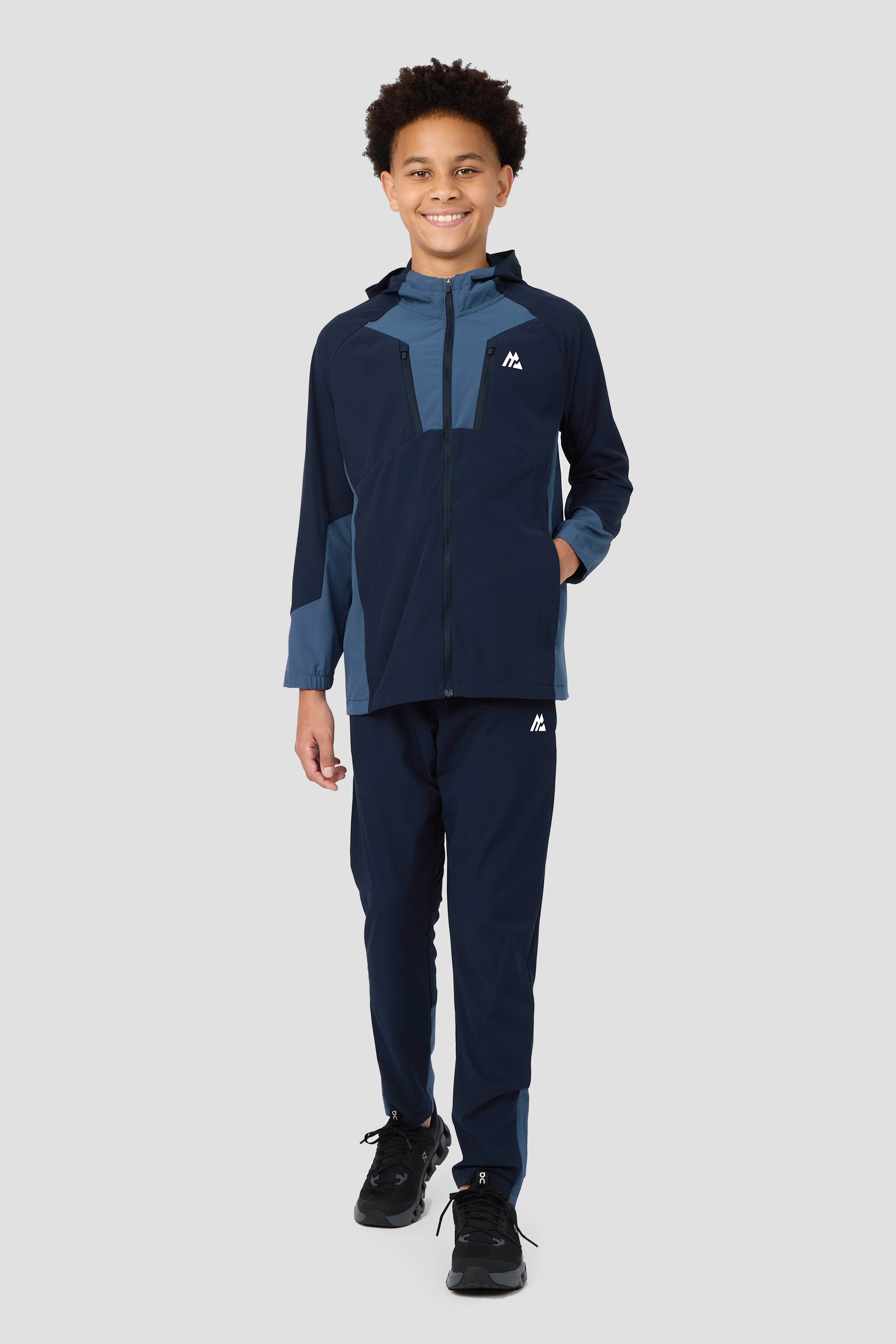 Montirex Boys Alt Jacket - Midnight Blue | Sportswear Gymwear