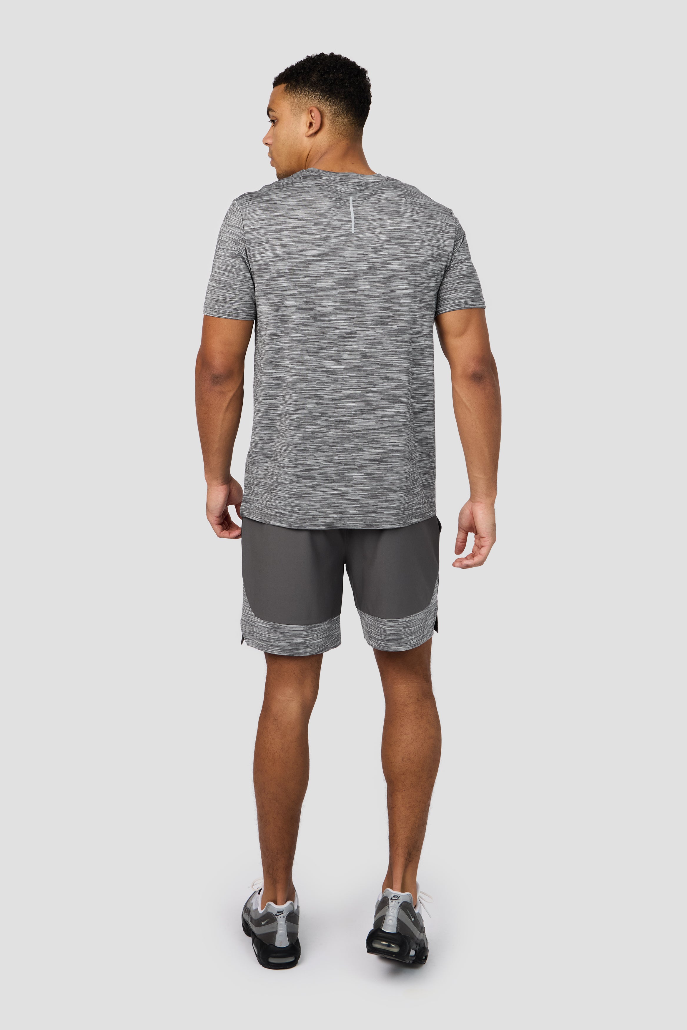 Montirex Trail Panel Short Grey Multi | Sportswear Gymwear