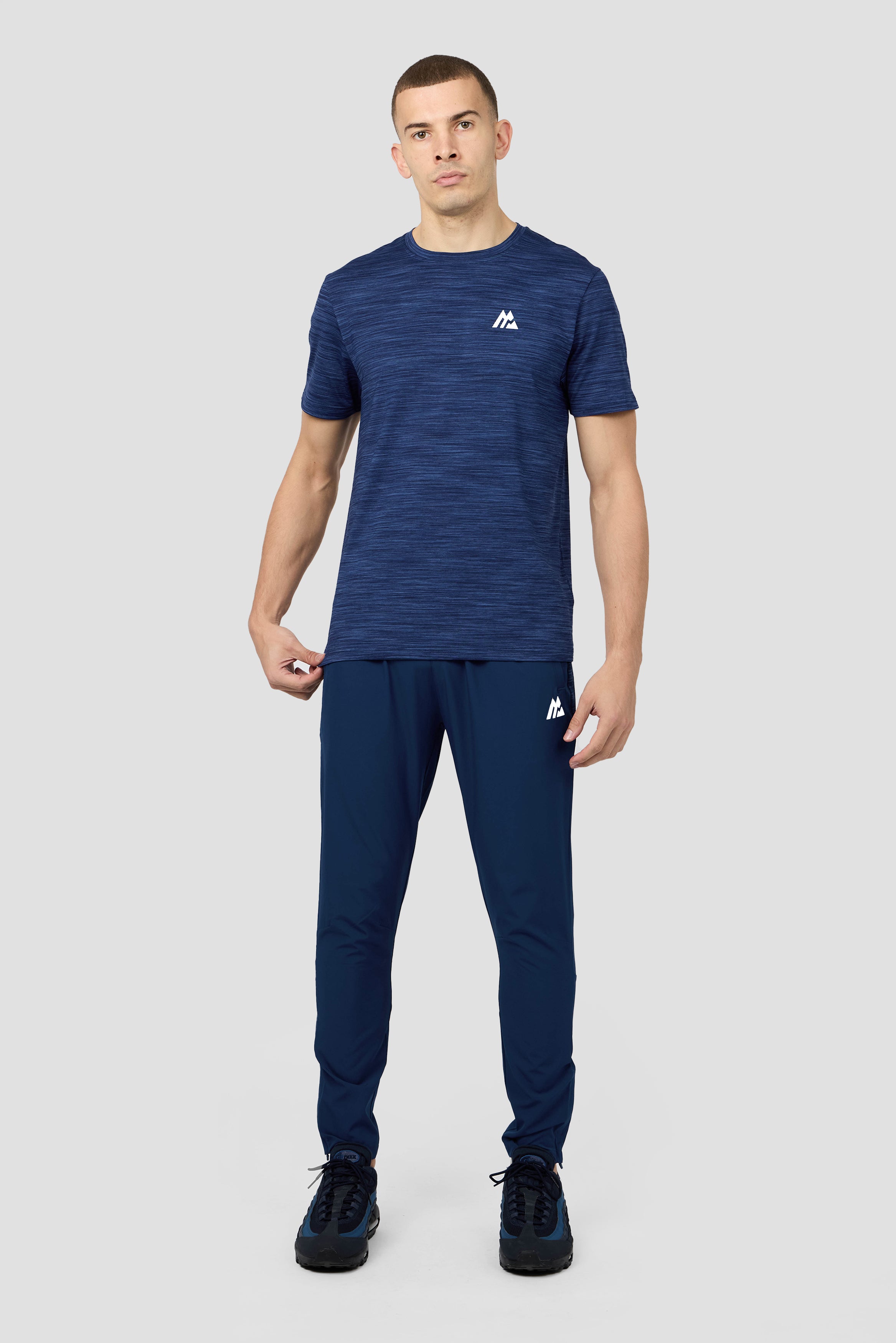 Montirex Trail T-Shirt: Navy Multi Gymwear Essential