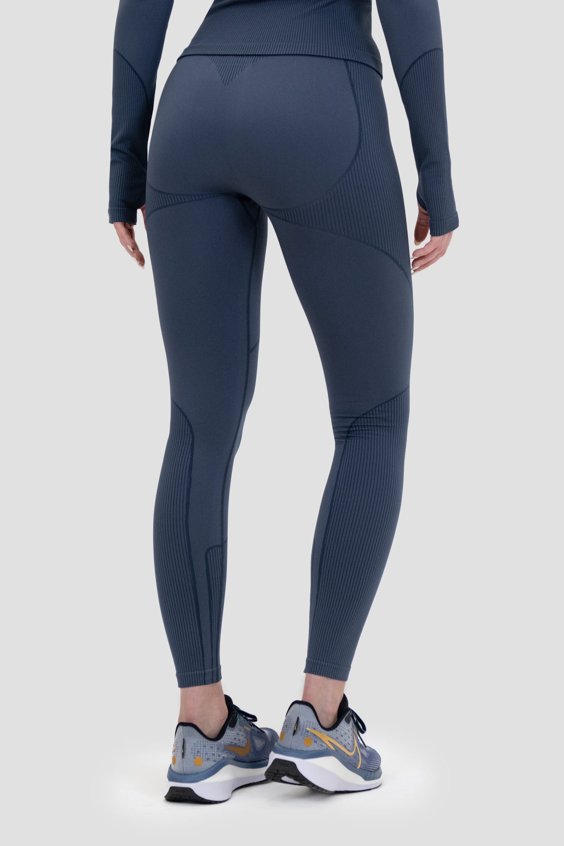 Women's Sculpt Core Seamless Legging - Greyed Indigo