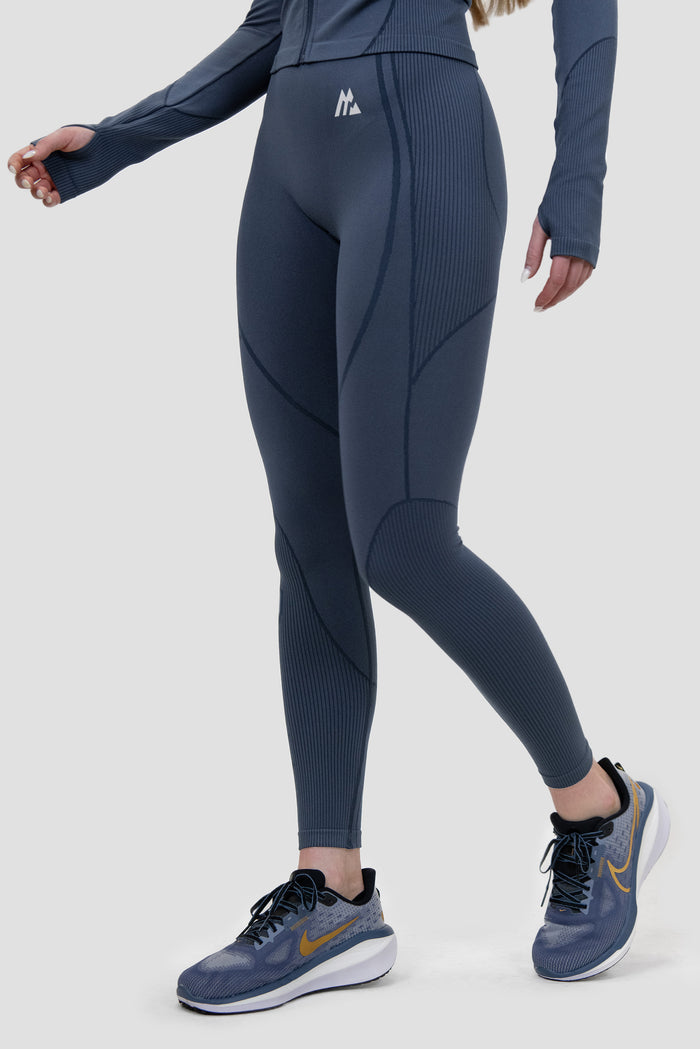 Women's Sculpt Core Seamless Legging - Greyed Indigo