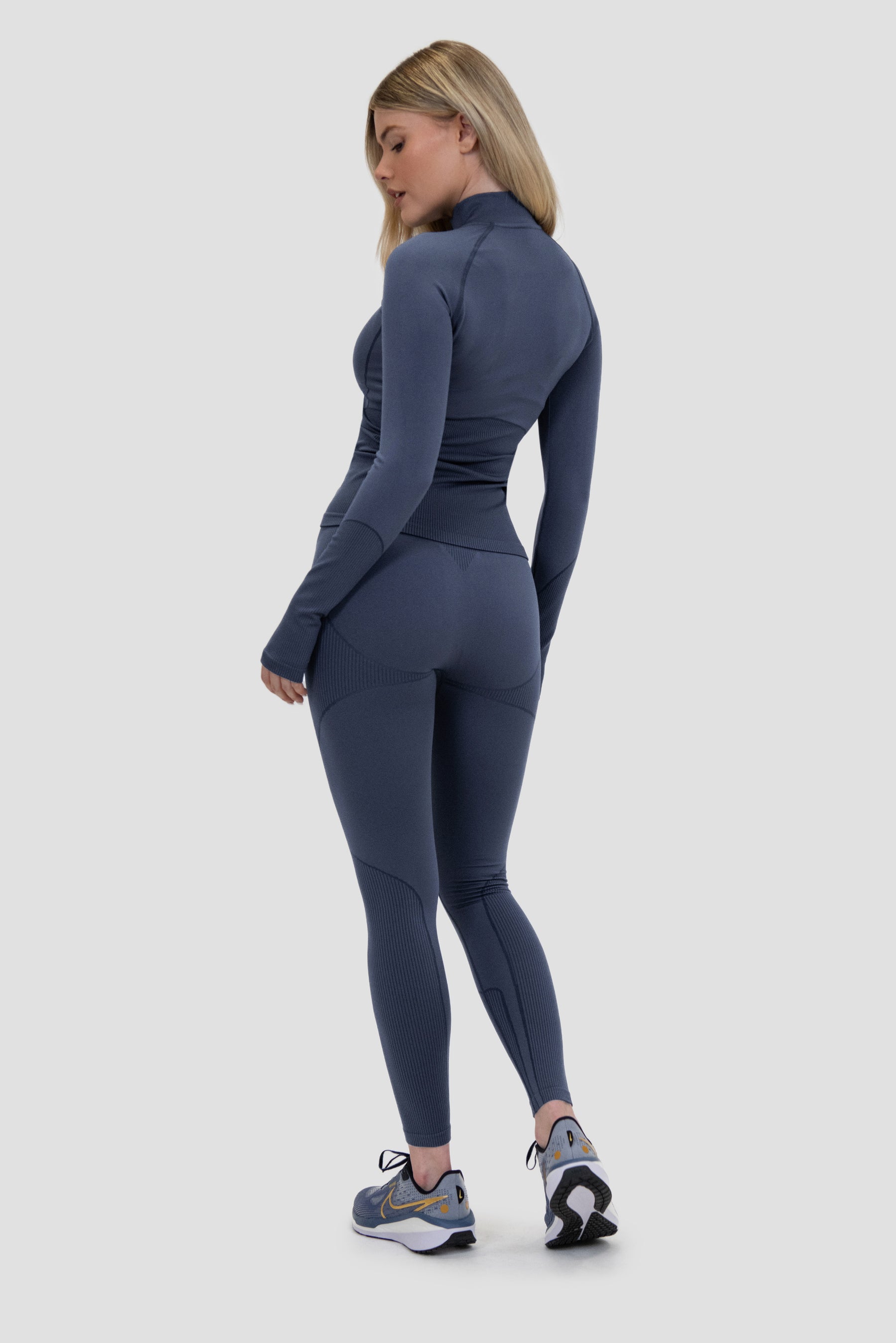 Women's Sculpt Core Seamless Legging - Greyed Indigo