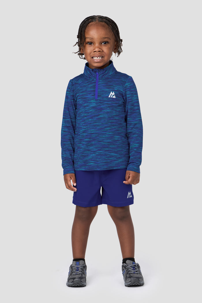 Infant Boys Trail 1/4 Zip - Blue/Navy Multi