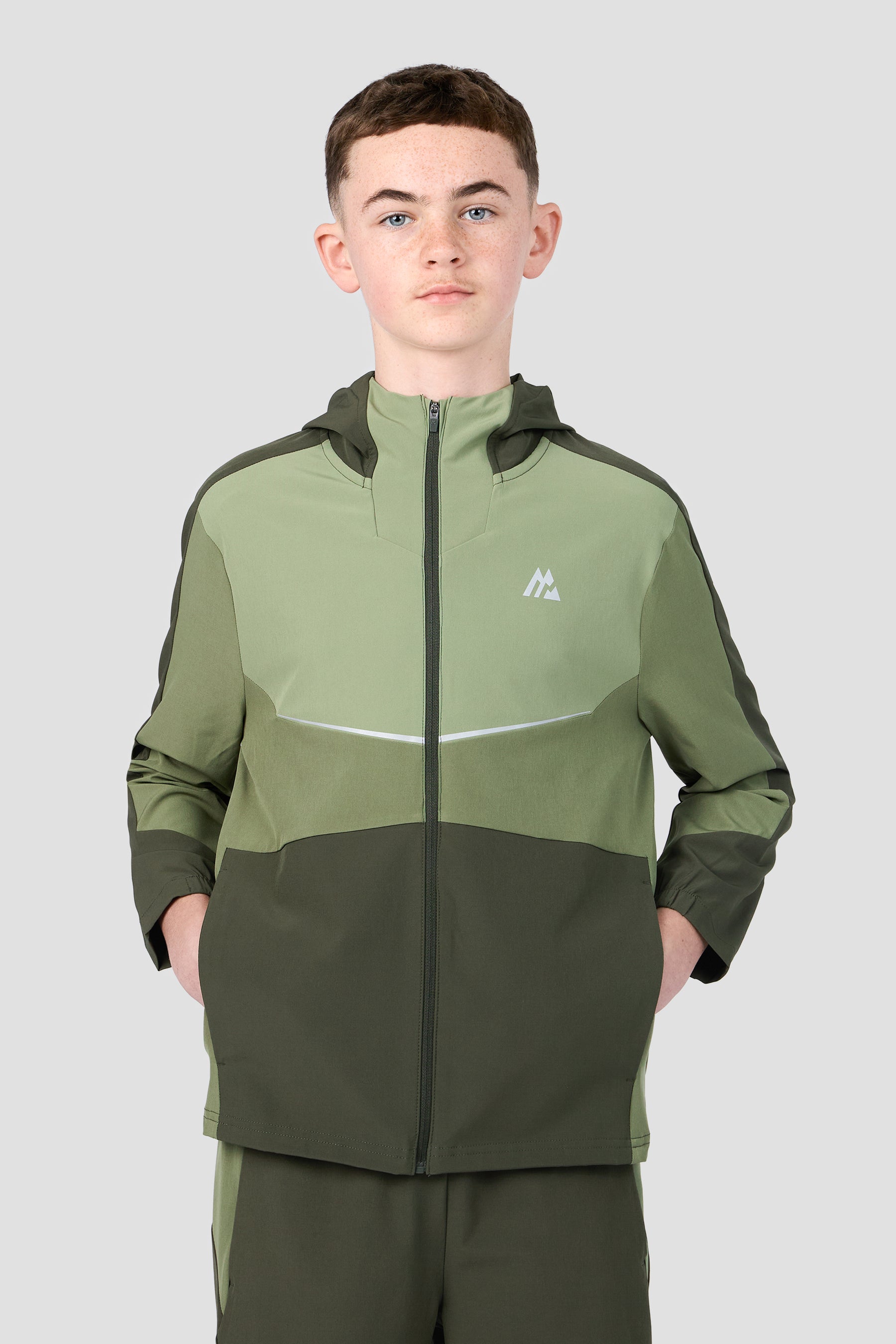 Boys Cerberus Jacket - Elm/Fleck/Orchard