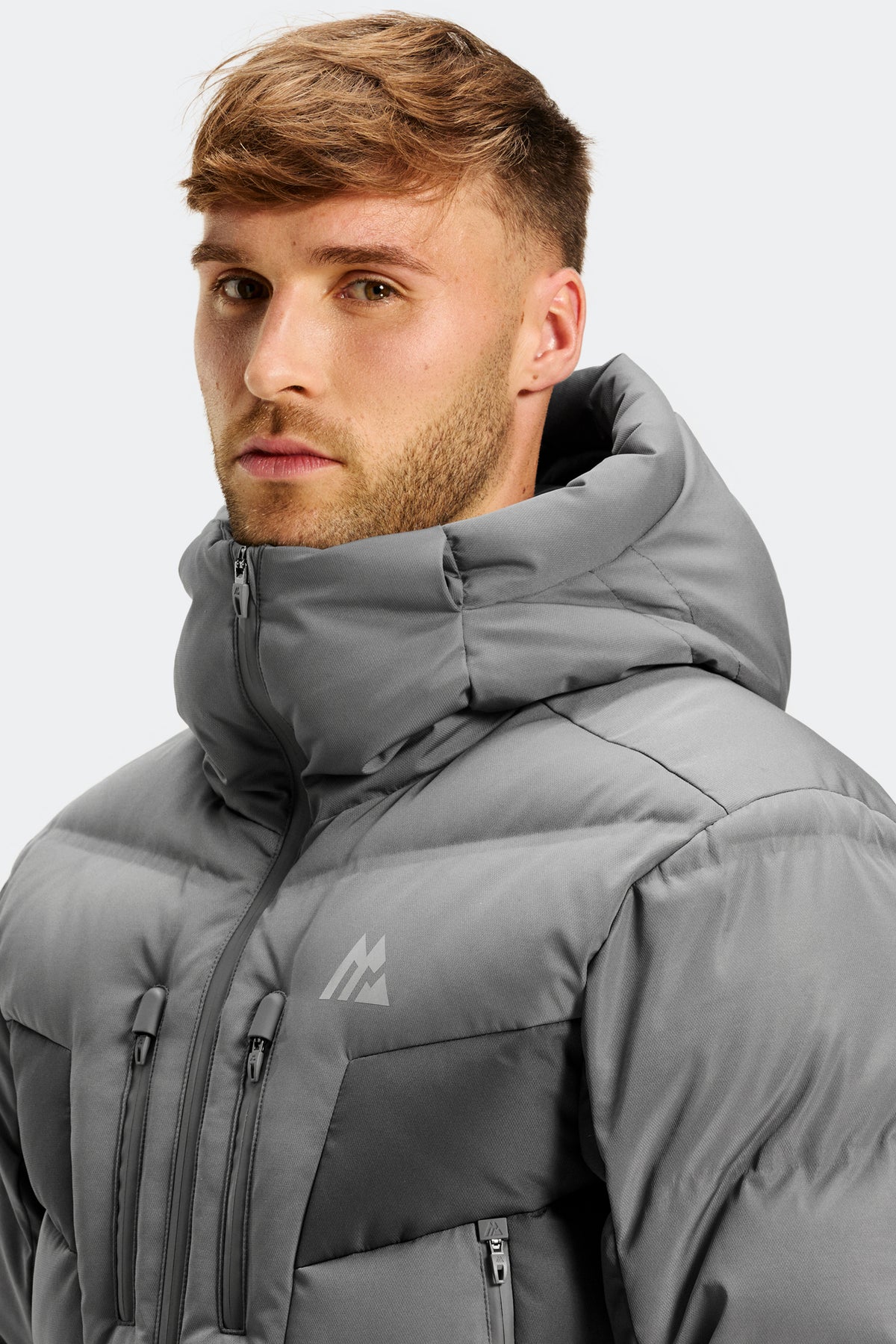 Arcs Down Jacket - Cement Grey/Asphalt