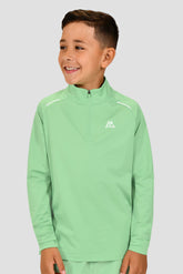 Junior Soar 1/4 Zip - Frosted Green