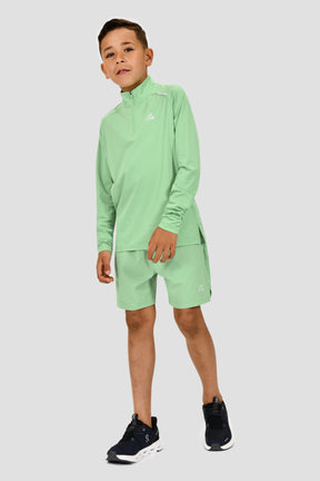 Junior Soar 1/4 Zip - Frosted Green