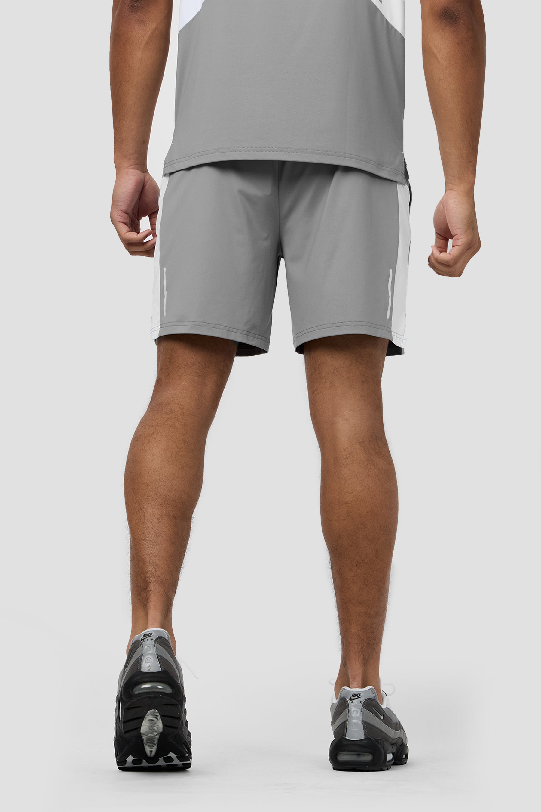 Strike Short - Platinum Grey/White