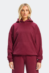 Form Fleece Hood - Merlot