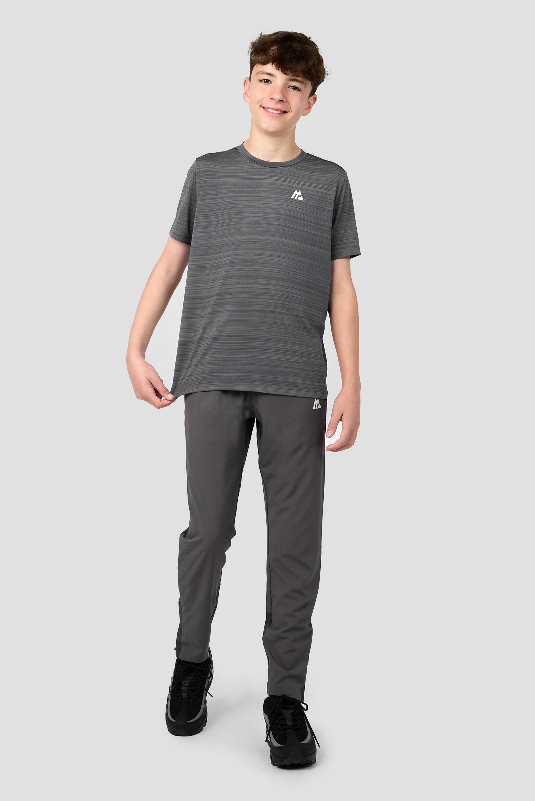 Boys Drift T-Shirt - Cement Grey/Asphalt