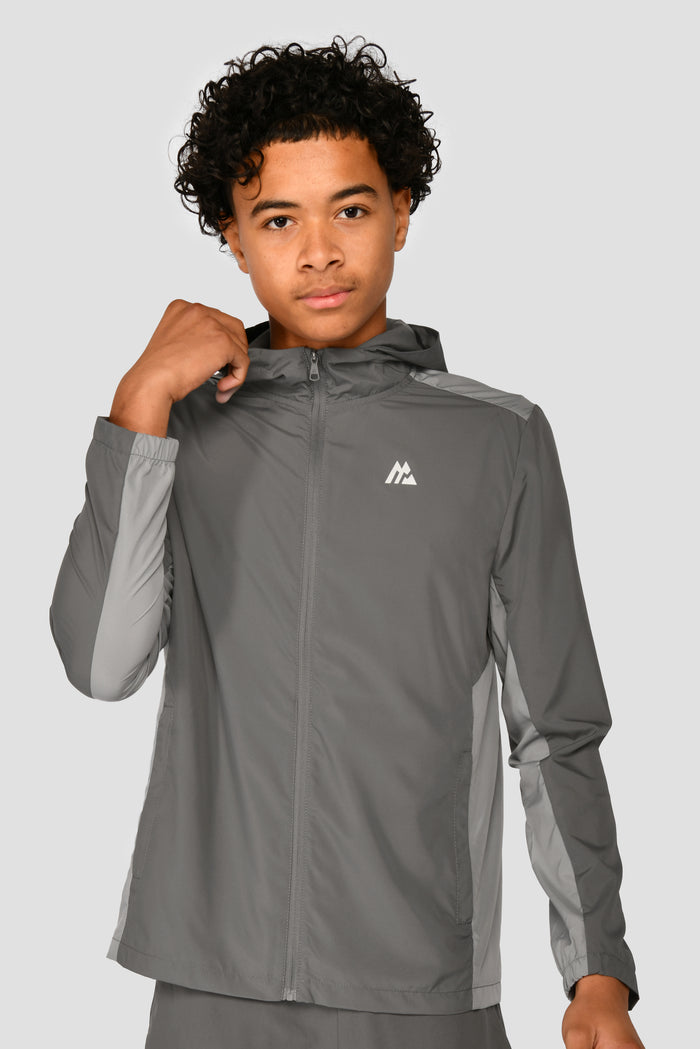 Junior Speed Windbreaker - Cement Grey/Platinum Grey