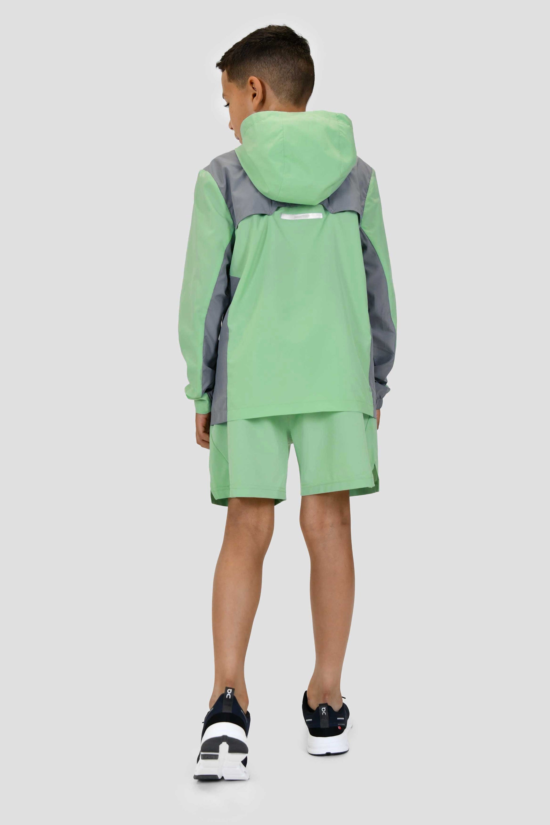 Junior Speed Windbreaker - Frosted Green/Platinum Grey