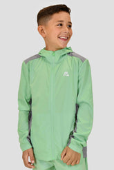 Junior Speed Windbreaker - Frosted Green/Platinum Grey