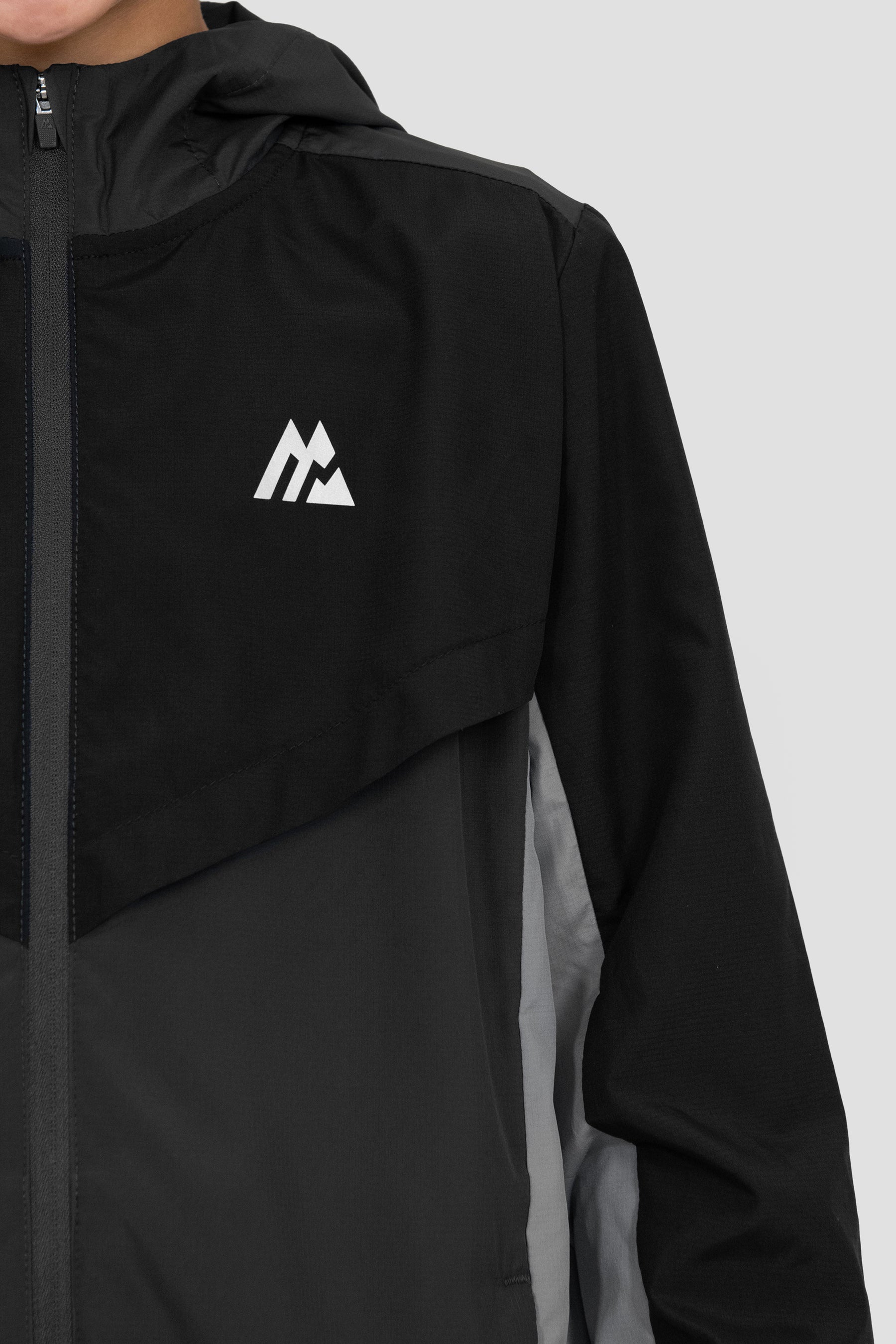 Boys Speed Windbreaker - Asphalt/Black/Platinum Grey