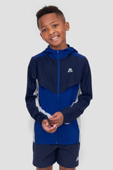 Boys Speed Windbreaker - Marine Blue/Midnight Blue/Summer Mist