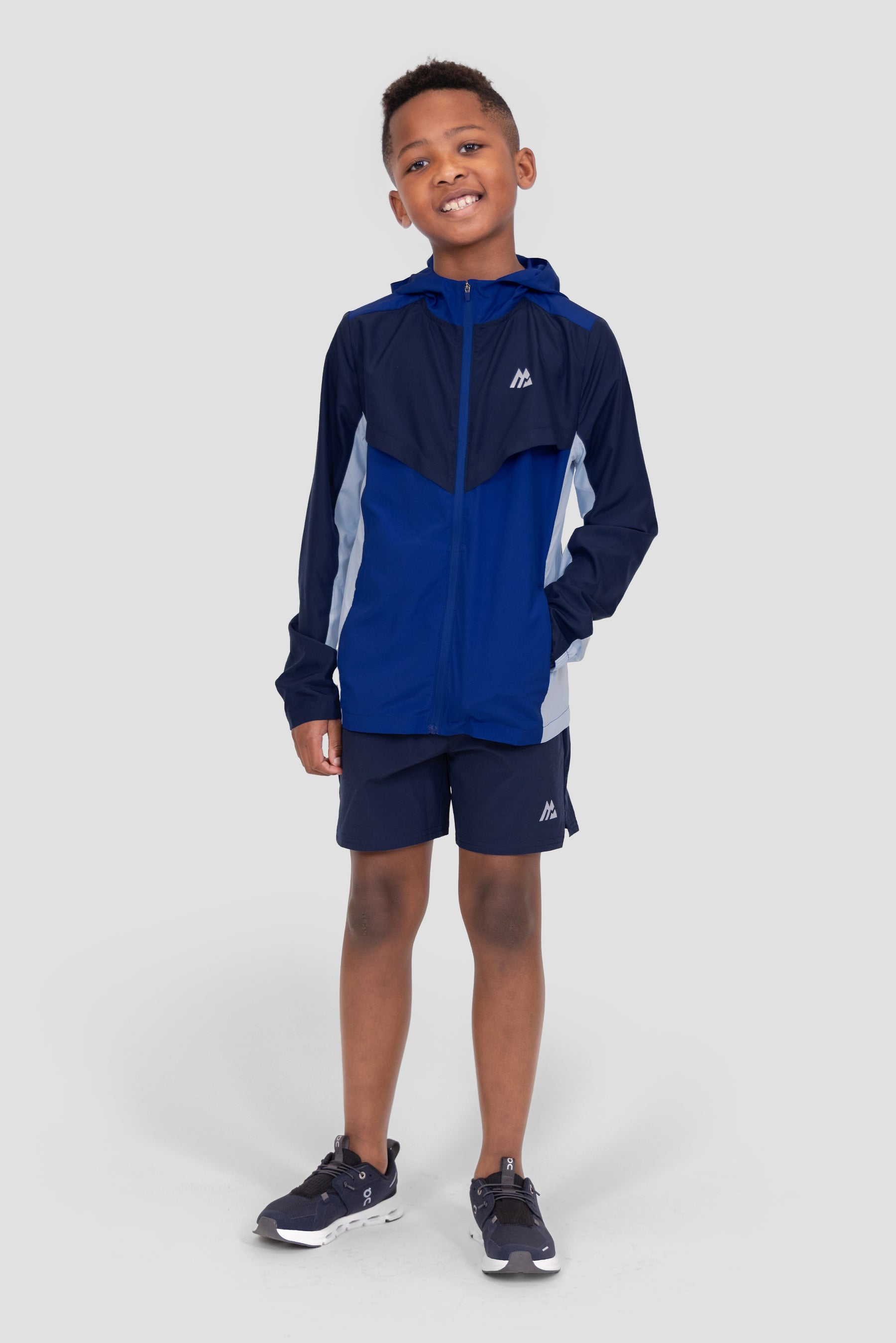 Boys Speed Windbreaker - Marine Blue/Midnight Blue/Summer Mist