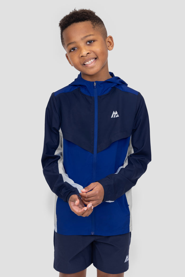 Boys Speed Windbreaker - Marine Blue/Midnight Blue/Summer Mist