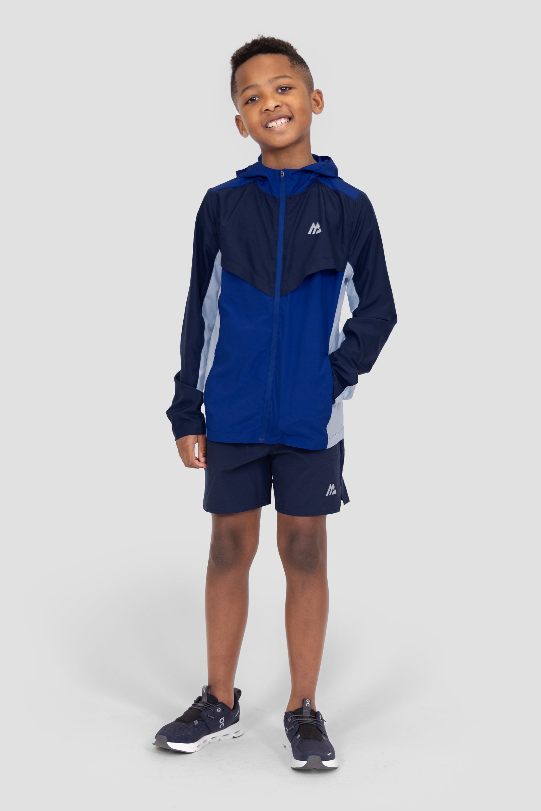 Boys Speed Windbreaker - Marine Blue/Midnight Blue/Summer Mist