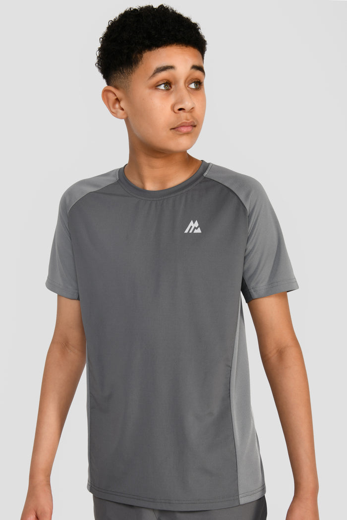 Junior Sprint T-Shirt - Cement Grey/Platinum Grey