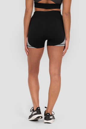 Stride Booty Short - Black/Basalt/Asphalt