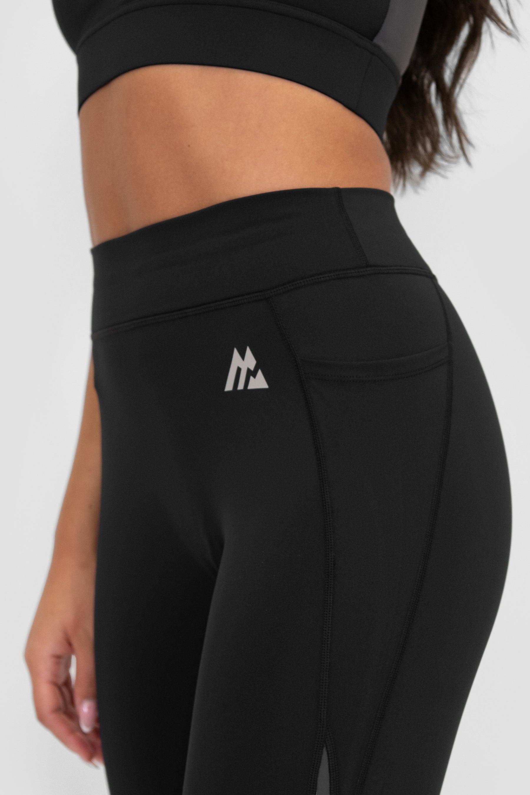 Stride Legging - Black/Basalt/Asphalt